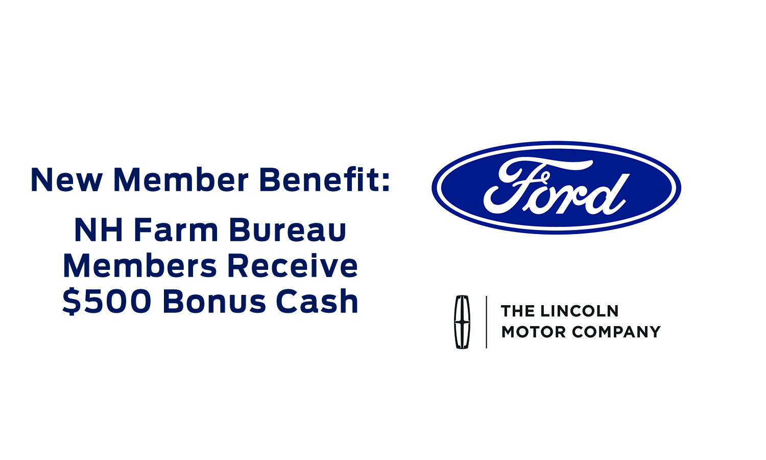 Ford Benefit slider New Hampshire Farm Bureau Federation